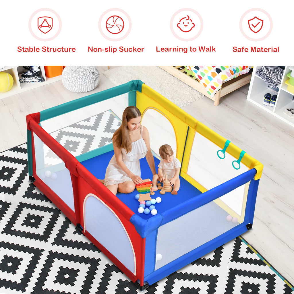 Multi Colour Baby Playpen Activity Centre with Balls Kids Mega Mart