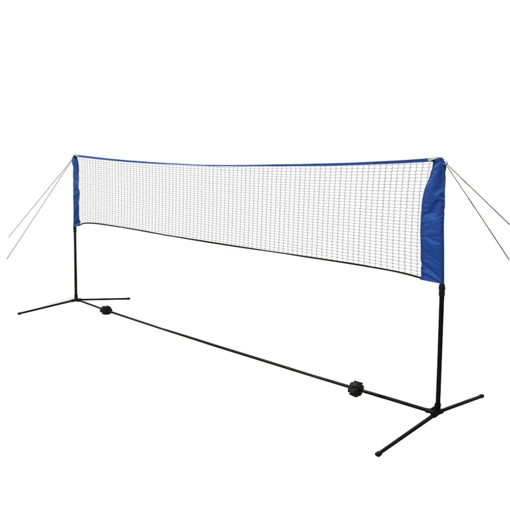 Portable Badminton Net Set - Outdoor game kit for kids, perfect for backyard play.