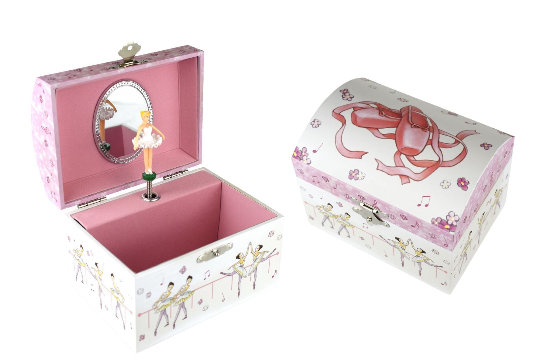 A Girl's Treasure - Ballerina Dome Music Jewellery Box