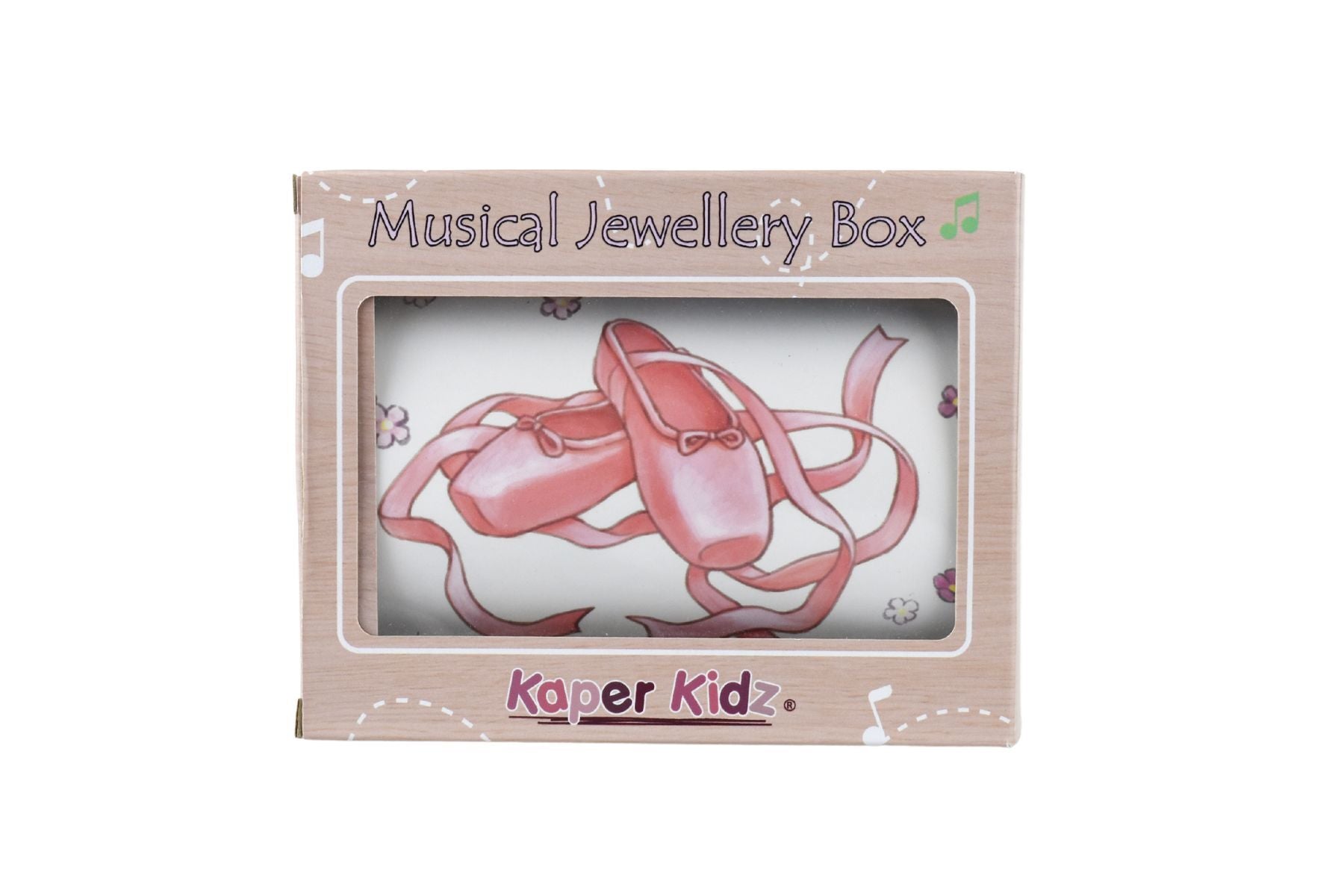 Packaging Image of Ballerina Dome Music Jewellery Box