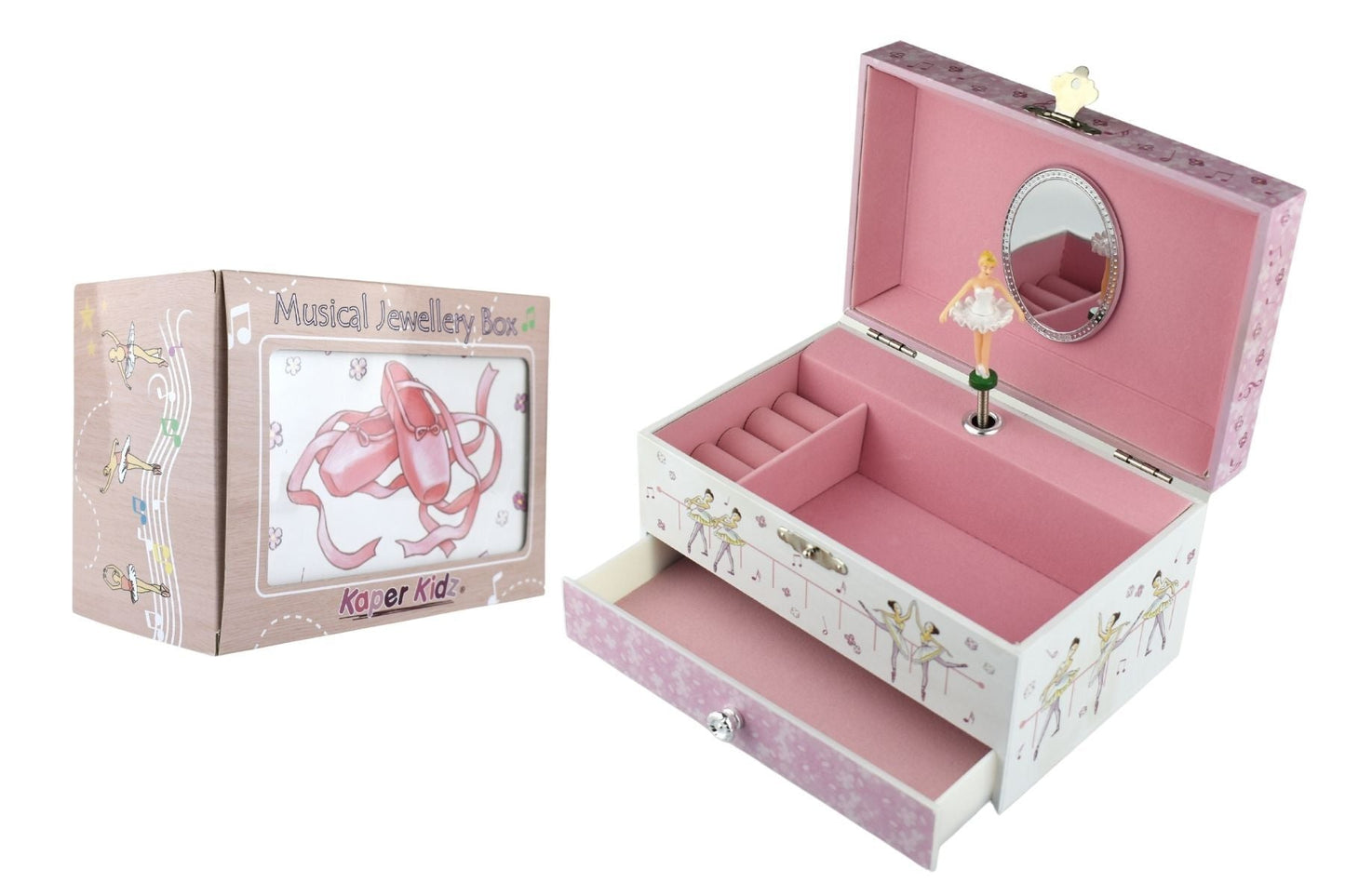 Lifestyle Image with Ballerina Heirloom Music Jewellery Box