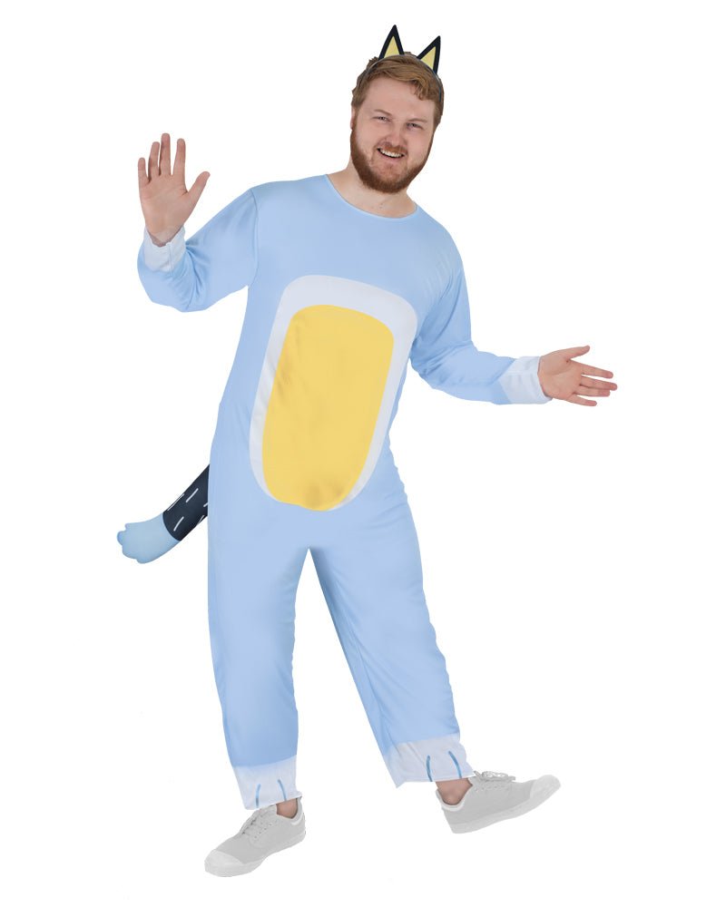 Bluey Adult Bandit Costume | Official, licensed dress up for kids imaginative play at home.