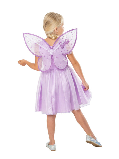 Barbie fairy costume with wings for imaginative play and dress-up fun at home.