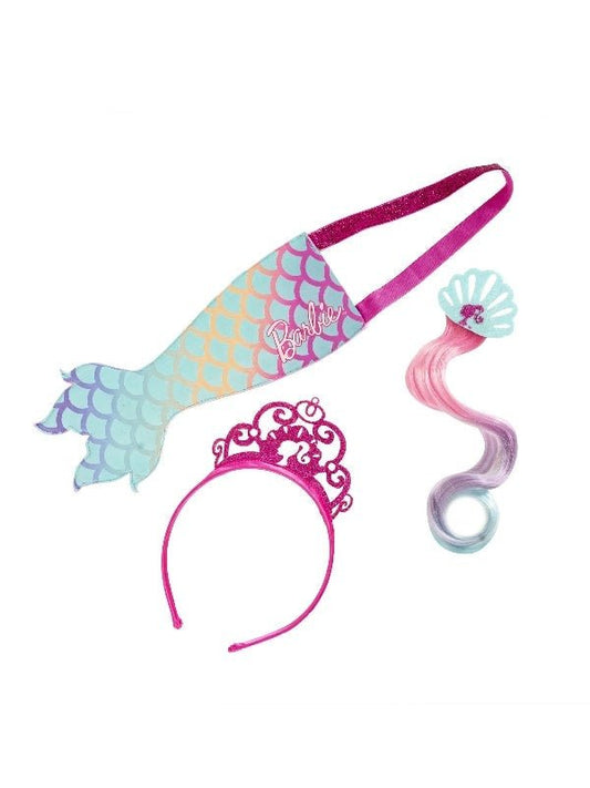 Barbie Mermaid 3 Piece Accessory Set for Kids - Official Mattel, perfect for imaginative play.