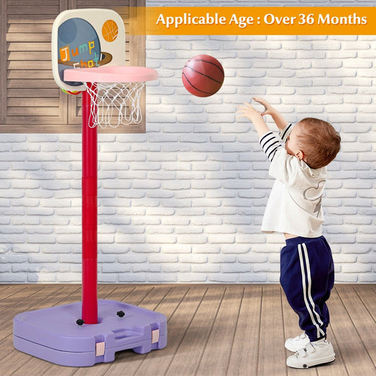 Active Fun Combo: Basketball Set with Ring Toss for All Ages