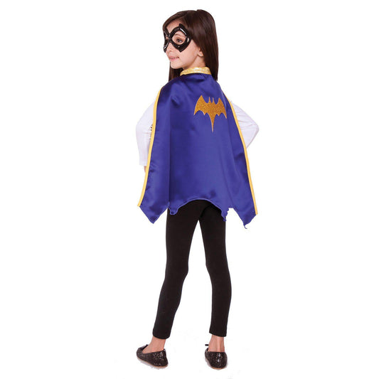 DC Comics Batgirl Cape and Mask Set for Kids, perfect for imaginative play at home.