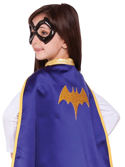 DC Batgirl cape and mask set for kids - official costume for imaginative play.