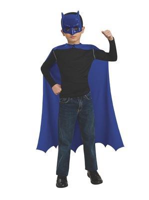 Official DC Comics Batman cape and mask set for kids imaginative play at home.