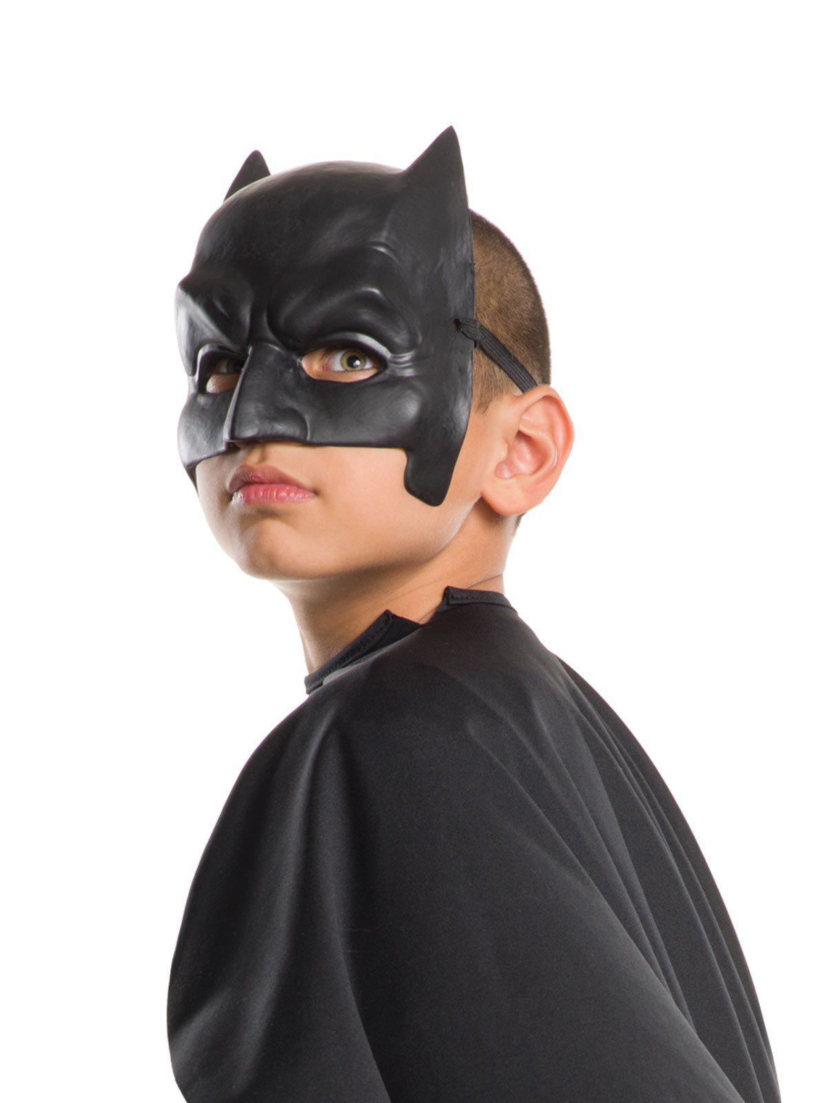 Batman cape and mask set, perfect for kids home dress-up, authentic DC Comics costume.