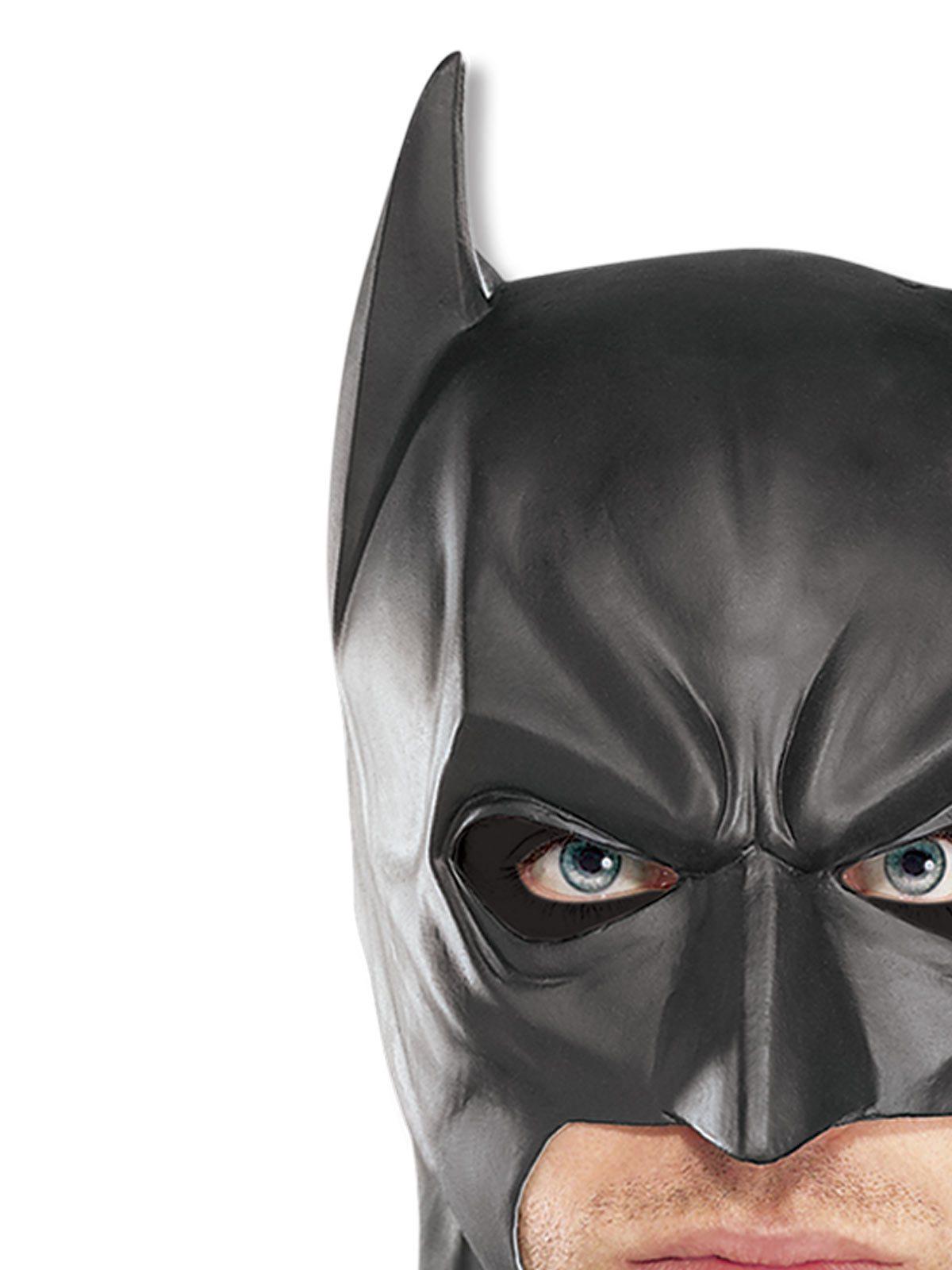 Batman full face mask, ideal for kids dress-up play, official DC Comics accessory.