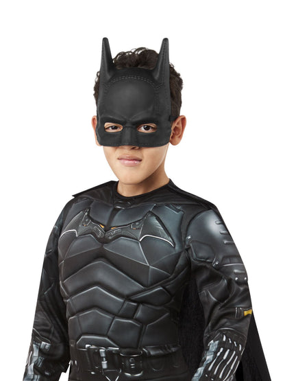 Batman half mask for kids costume play, officially licensed by DC Comics.