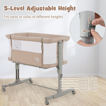 Beige Newborn Bassinet with Bag