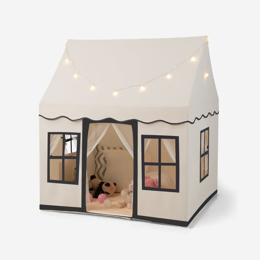 Comfy Velvet Mat in Beige Play Tent