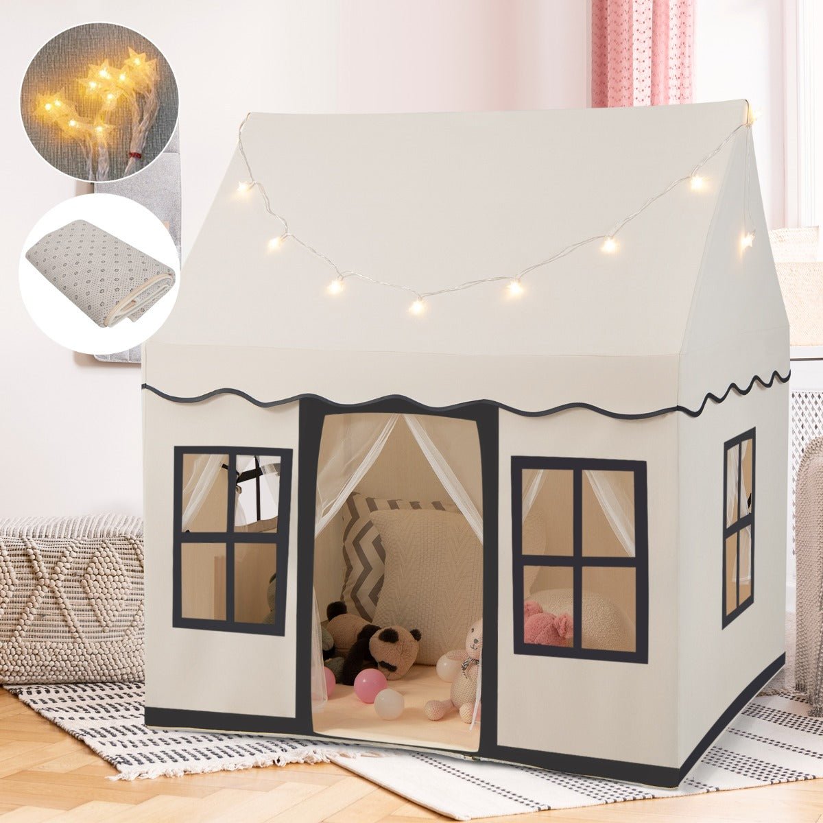 Starry Night Play Tent in Beige