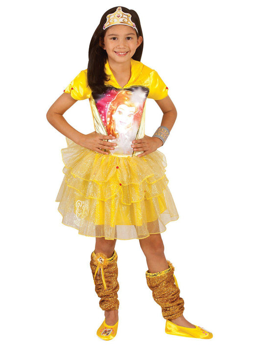 Disney Princess Belle glitter tiara with adjustable fit, perfect for imaginative dress-up play.