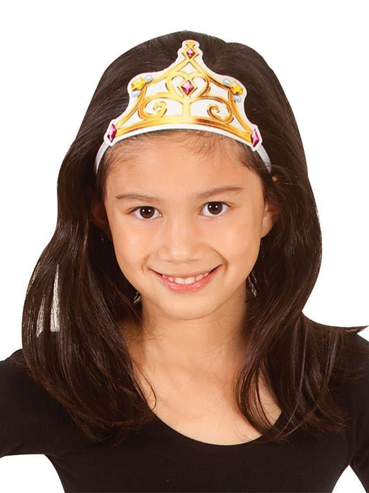 Disney Princess Belle Glitter Tiara | Adjustable fit, perfect for kids imaginative play at home.