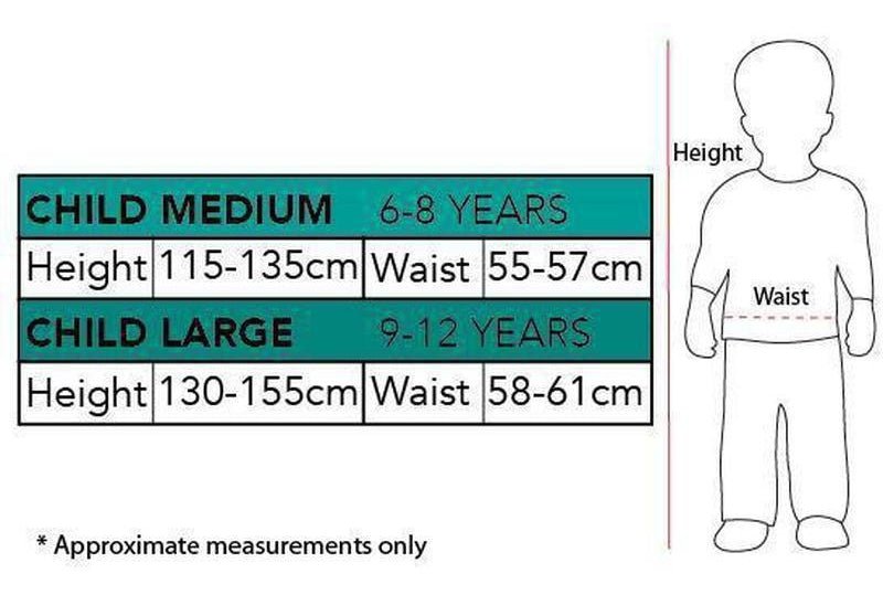Disney Princess Belle Costume Hooded Dress Measurements | Kids Mega Mart Australia 