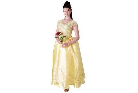 Disney Belle Deluxe Costume | Authentic live-action design for enchanting dress-up fun at home.