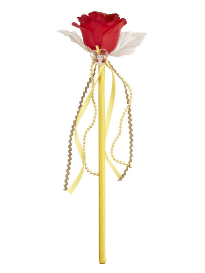 Disney Princess Belle magic wand features rose, glitter for enchanting playtime fun.