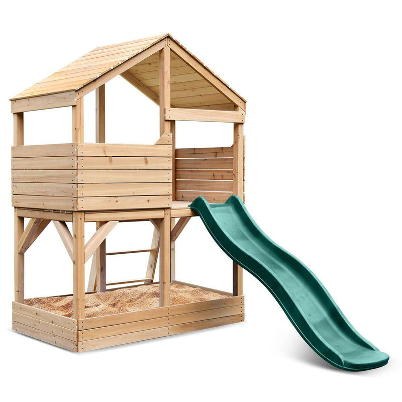 Shop Bentley Cubby House with 1.8m Green Slide: Outdoor Adventure for Kids
