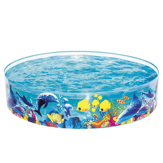 Bestway Fill-n-Fun Play Above Ground Swimming Pool | Perfect kids backyard fun with easy setup.