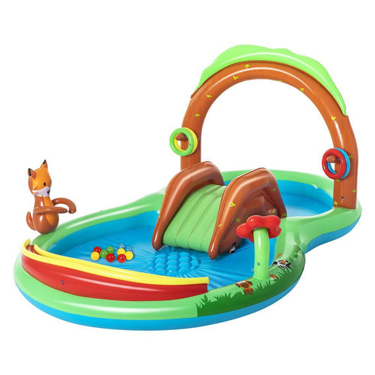 Bestway Friendly Woods Play pool | Colorful, durable kids pool for hours of backyard fun.