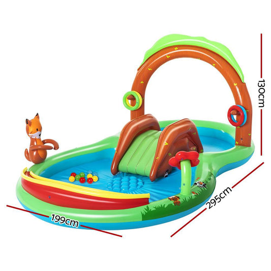 Bestway Friendly Woods Play pool | Durable backyard pool for kids with fun woodsy design.