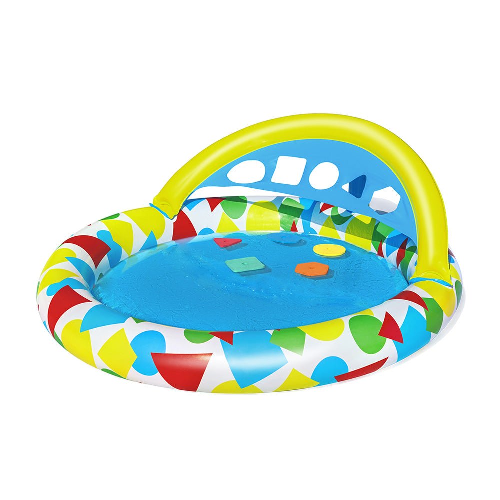 Shop Bestway Inflatable Kids Play Pool - Family Fun with Shapes