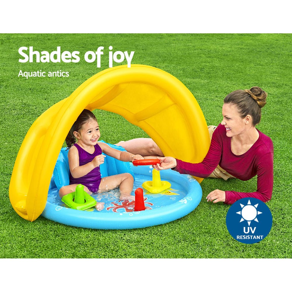 Bestway Inflatable Kids Pool with Shading