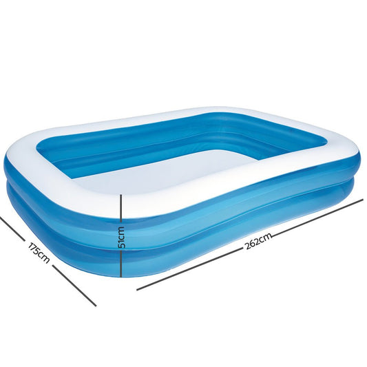 Colorful Bestway Kids Inflatable Pool, perfect for backyard fun and summer splashing activities.