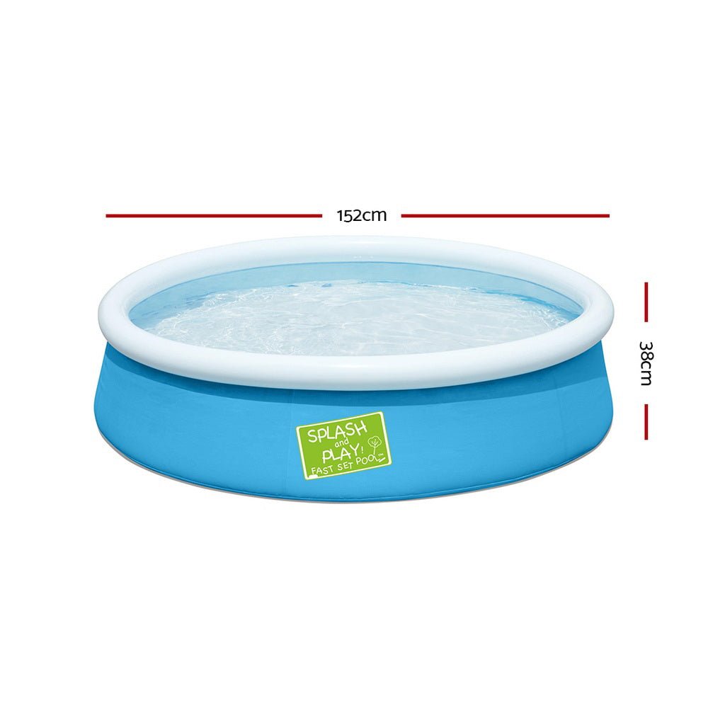 Bestway Kids Pool 152x38cm Round Inflatable Above Ground Swimming Pools 477L