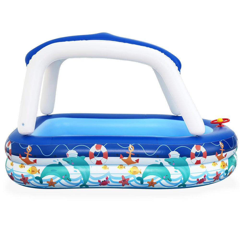 Bestway Sea Captain Kids Pool with Canopy Sunshade