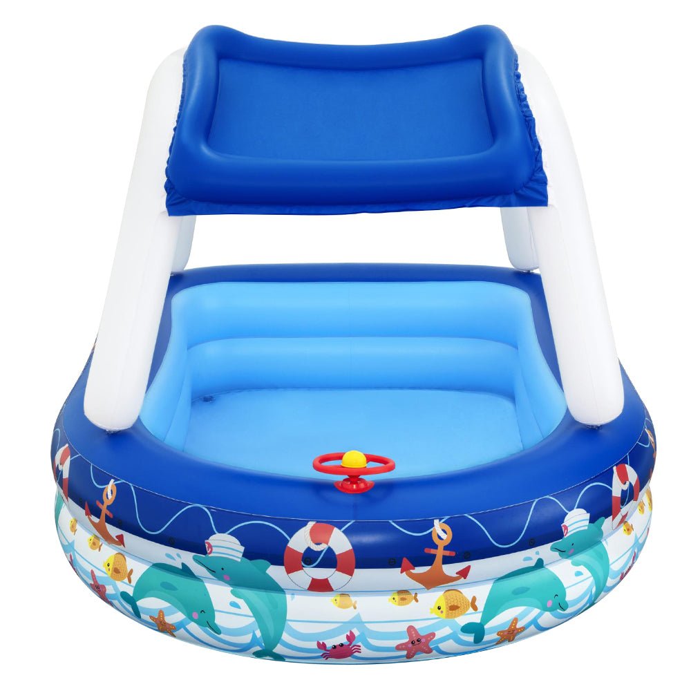Bestway Sea Captain Kids Pool with Canopy Sunshade