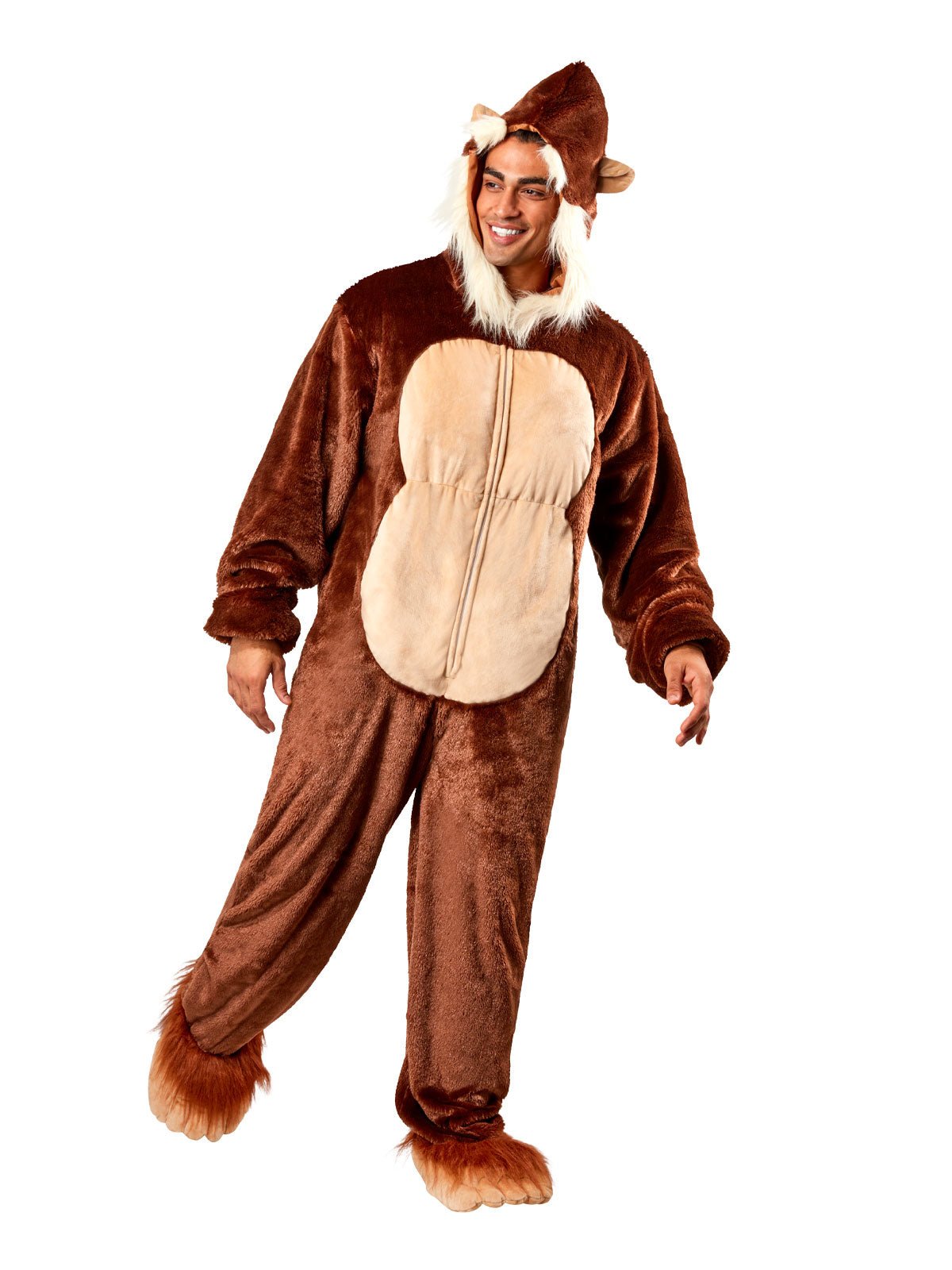 Big Foot Furry Jumpsuit Costume - Unisex Mythical Outfit