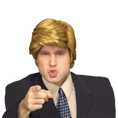 Blonde Billionaire Costume Wig | Playful accessory for kids dress-up games at home.