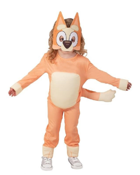 Bluey Bingo Deluxe Toddler Costume - Official Licensed Jumpsuit for creative play at home.