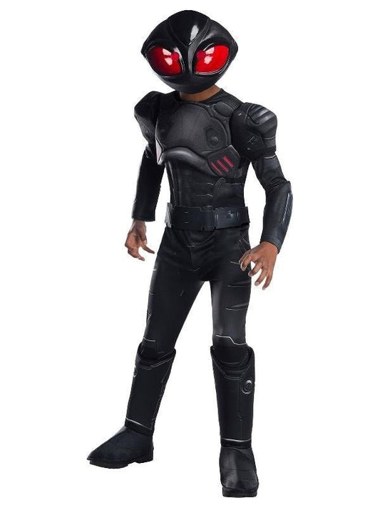 Black Manta Child Deluxe Costume - Official DC Comics design for fun dress-up play.