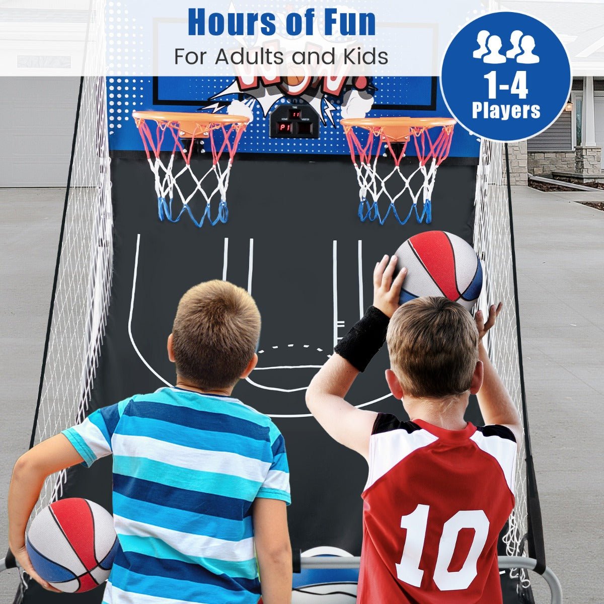 Interactive Basketball Arcade - Blue