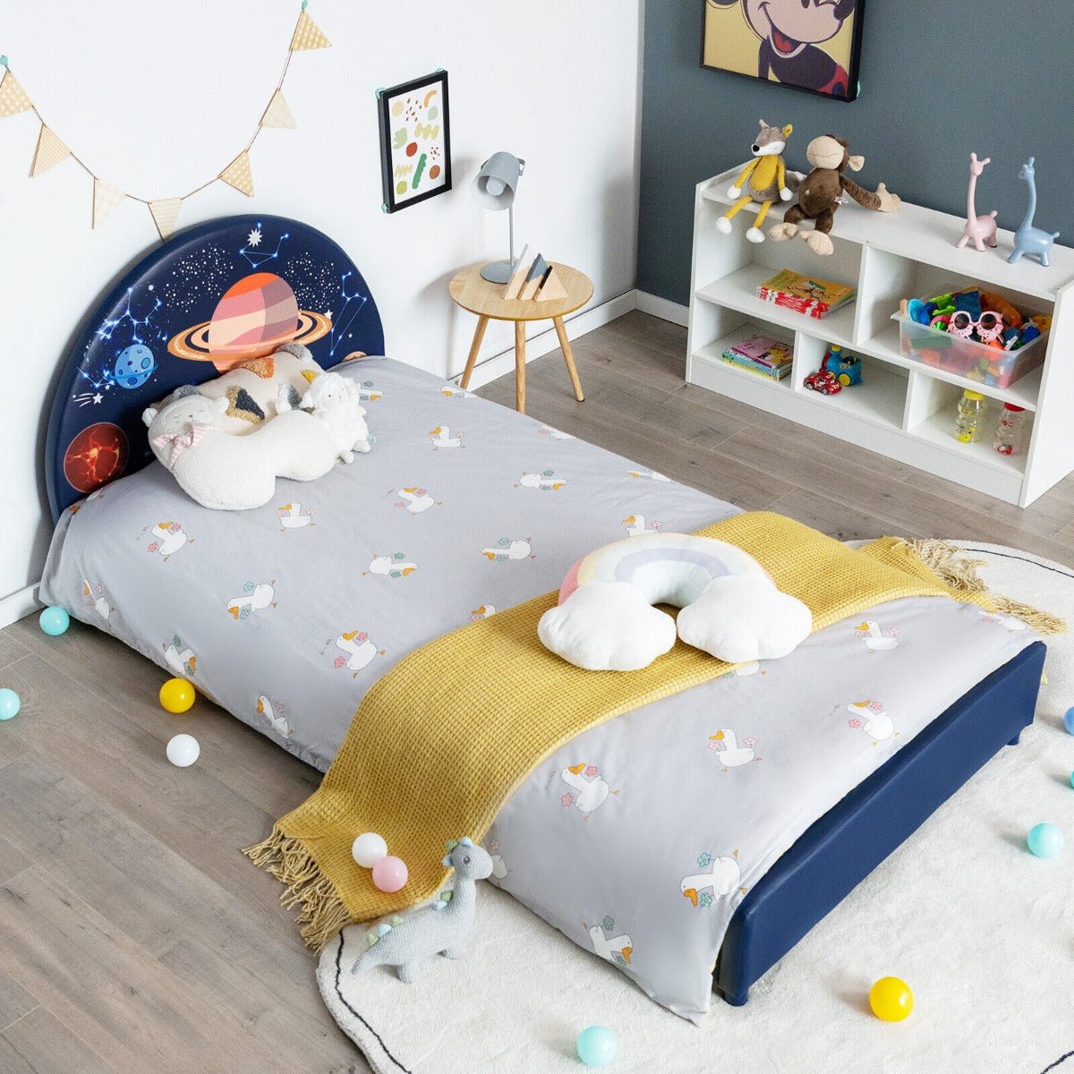 Outer Space Single Kids' Bed