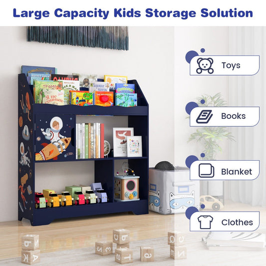 Sturdy Blue Organizer for Children’s Toys