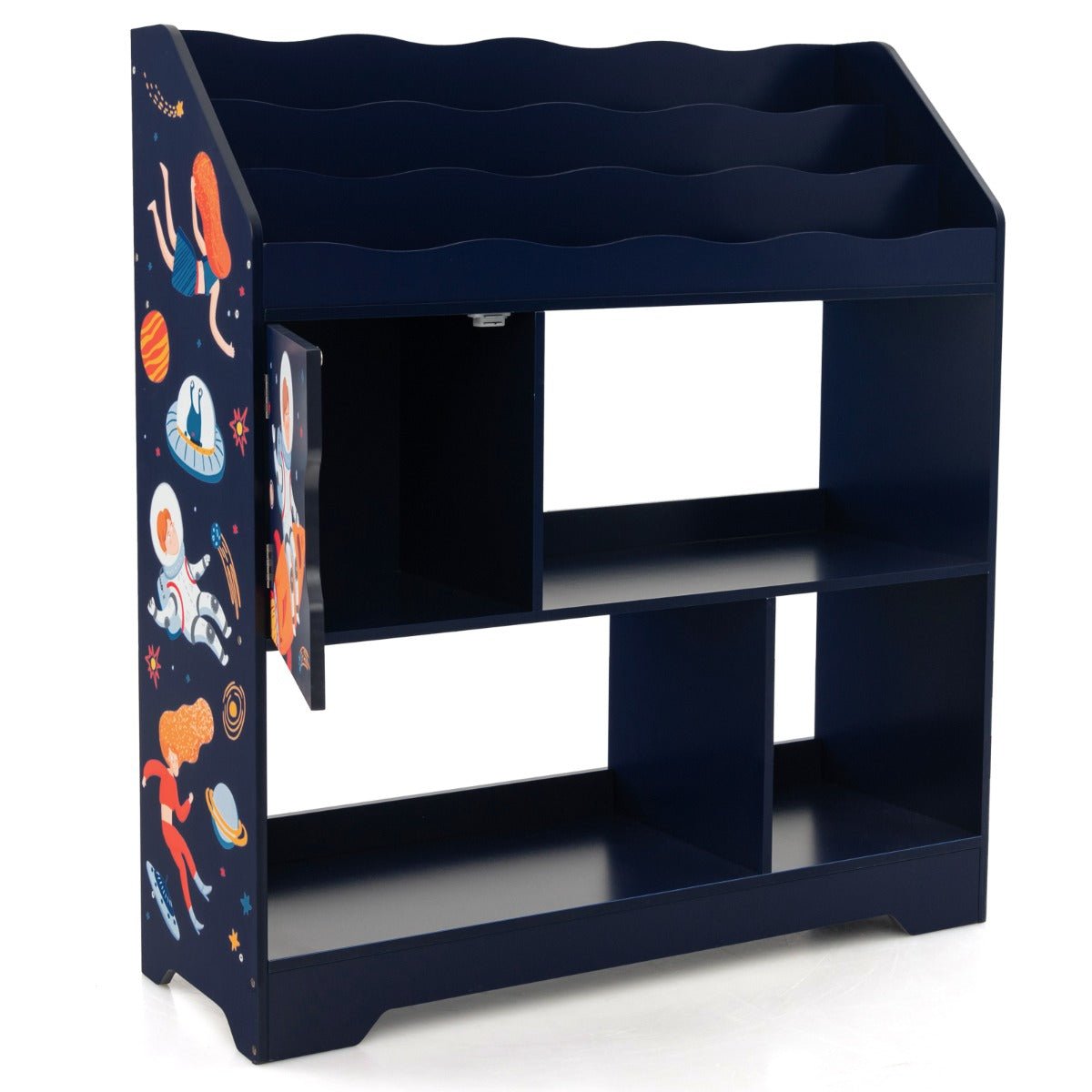 Blue Display Stand for Playroom Order