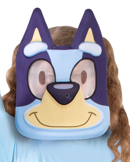 Bluey Deluxe Kids Costume, licensed character outfit for imaginative play at home.