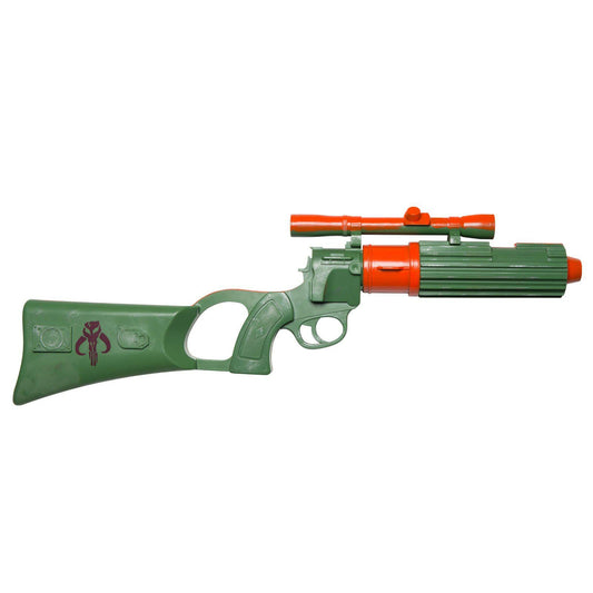 Boba Fett blaster toy - Official Mandalorian prop for galactic fun at home.