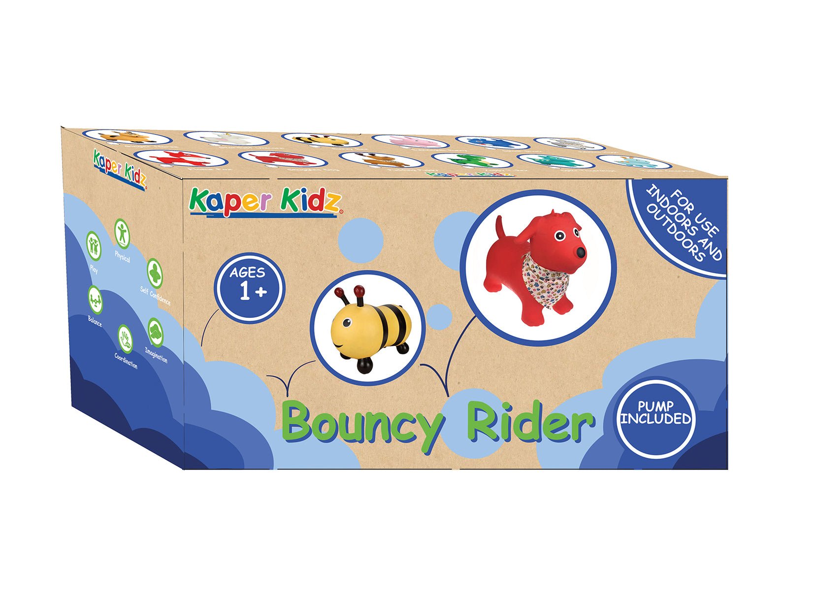 Quality Craftsmanship and Lasting Joy - Bouncy Rider Bubblegum The Rabbit by Kaper Kidz