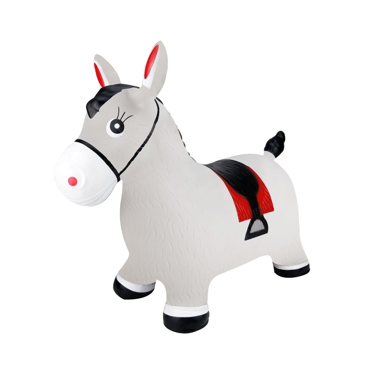 Kids home play use | Bouncy Rider Granite The Horse, a fun and durable inflatable toy horse.