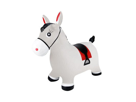 Kids home play use | Bouncy Rider Granite The Horse, a fun and durable inflatable toy horse.