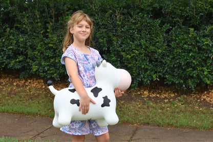 Moo Moo The Cow Bouncy Rider - Fun and Safe bounce toy for kids at home.