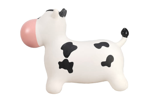 Bouncy Rider Moo Moo The Cow | Interactive inflatable bouncer for kids play at home.