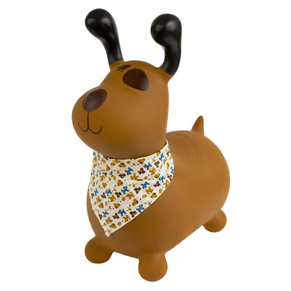 Bouncy Rider Pudding The Dog | Interactive inflatable toy for active play at home for kids.