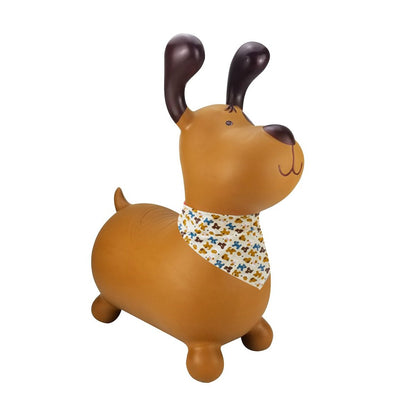 Plush Bouncy Rider Pudding The Dog - Fun and cute toy for kids at home